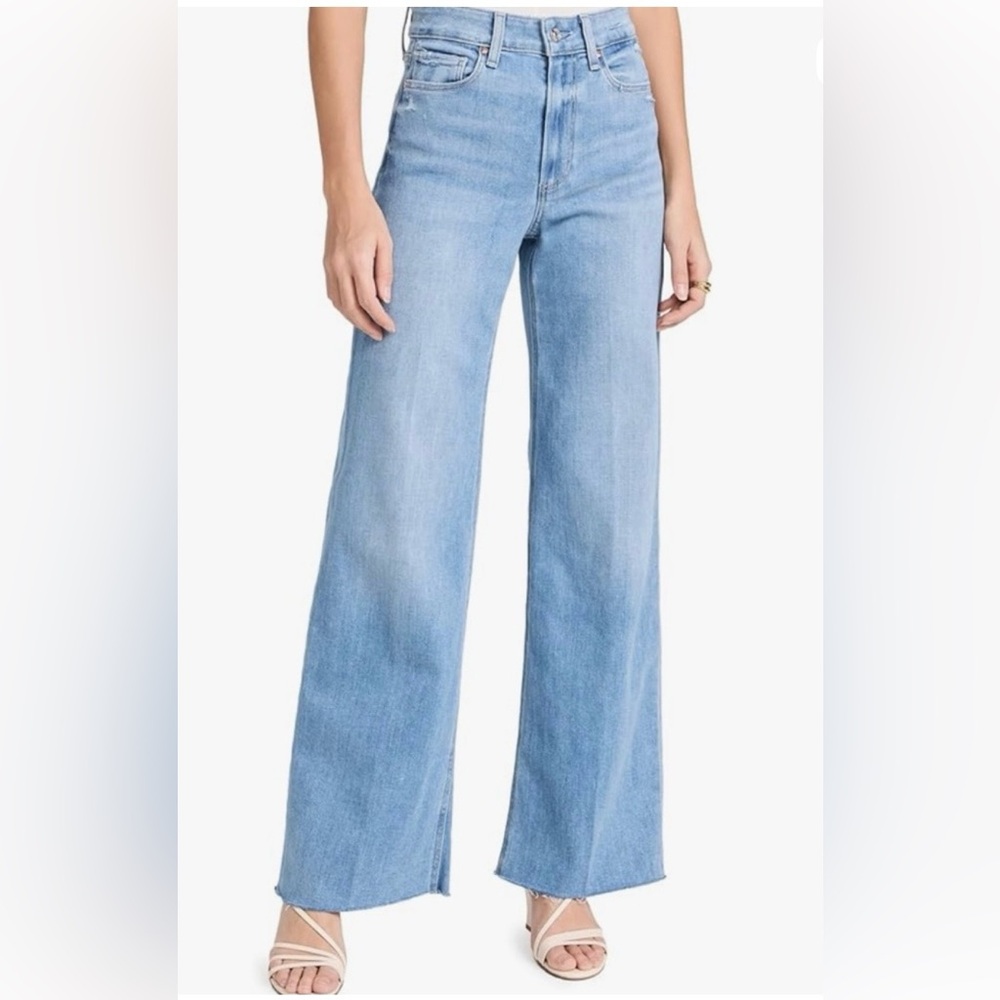 PAIGE Anessa PETITE Wide-Leg Jeans size 26 petite